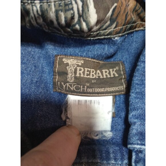 Trebark by Lynch Denim Long Sleeve Shirt with Camouflage Accents Men's Size 2XL - Picture 6 of 7